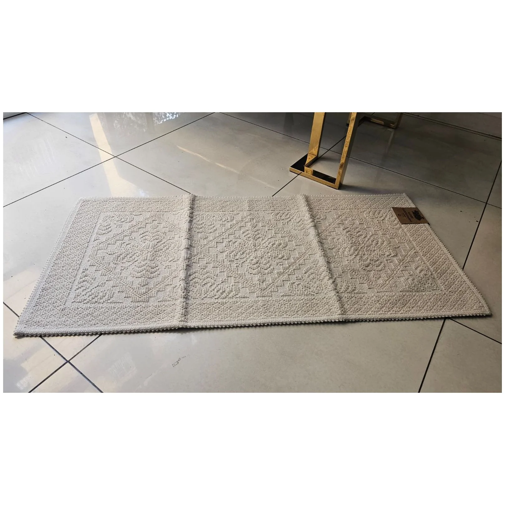 Art Deco Tappeto da bagno in cotone "Castelsardo" 50x110 cm 4 varianti(1 unità) - Image 4