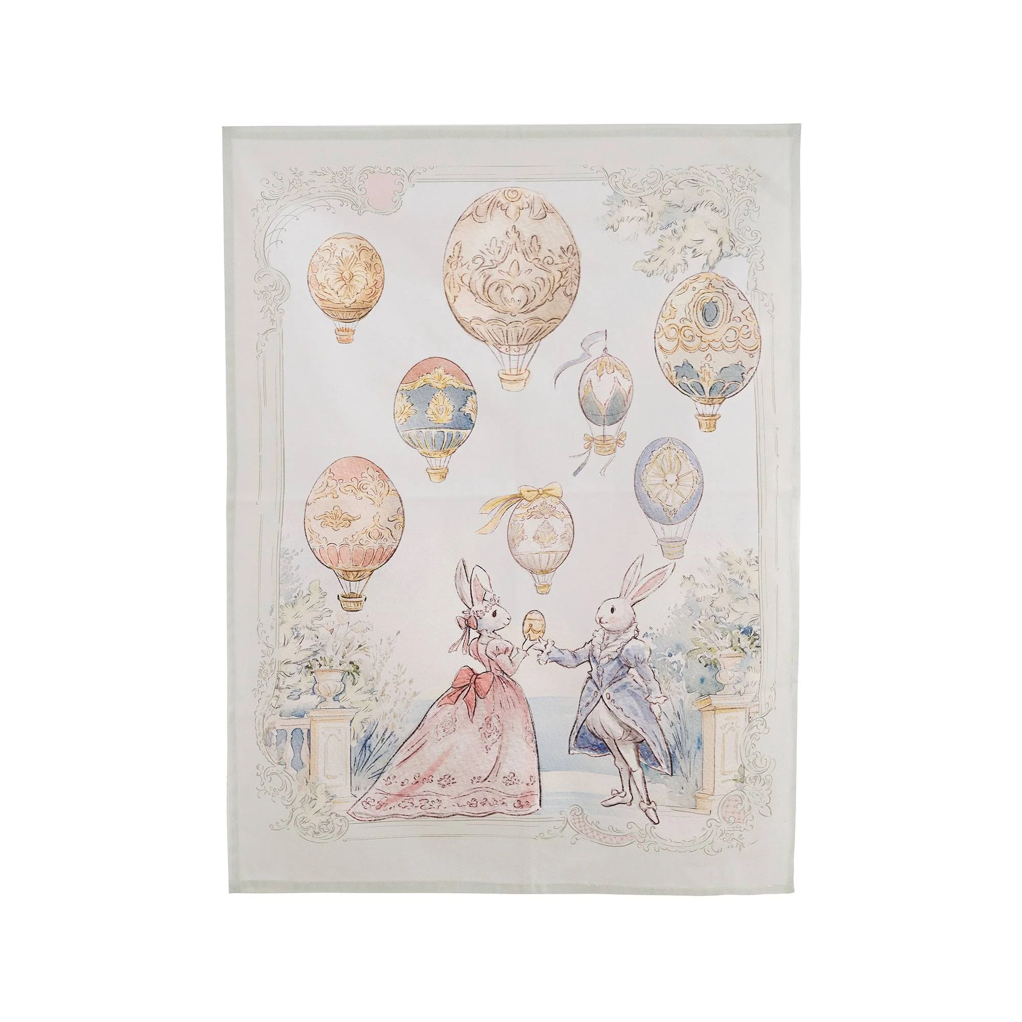 Blanc Mariclò Canovaccio di pasqua in cotone "Rococo" 50x70 cm 3 varianti(1 unità) - Image 2