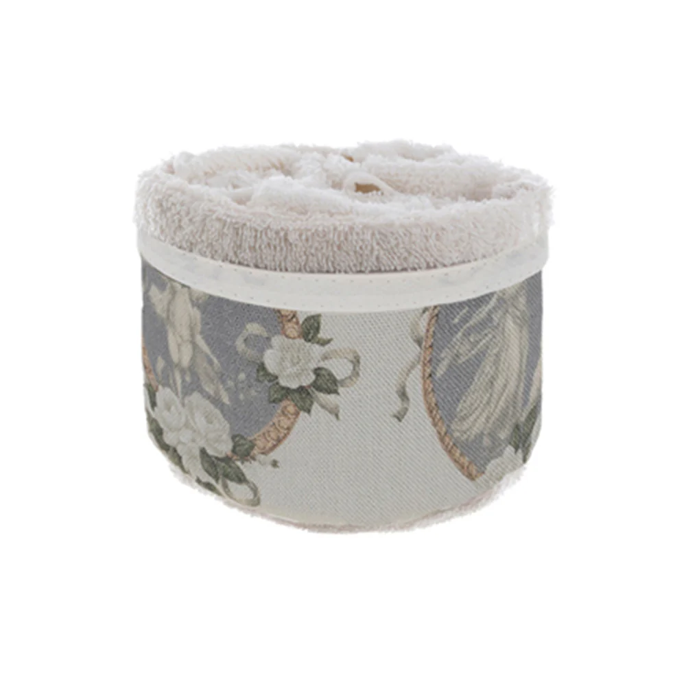 Blanc Mariclò Cestino con tre lavette "Blooming Poetry" 3 varianti (1pz) - Image 3