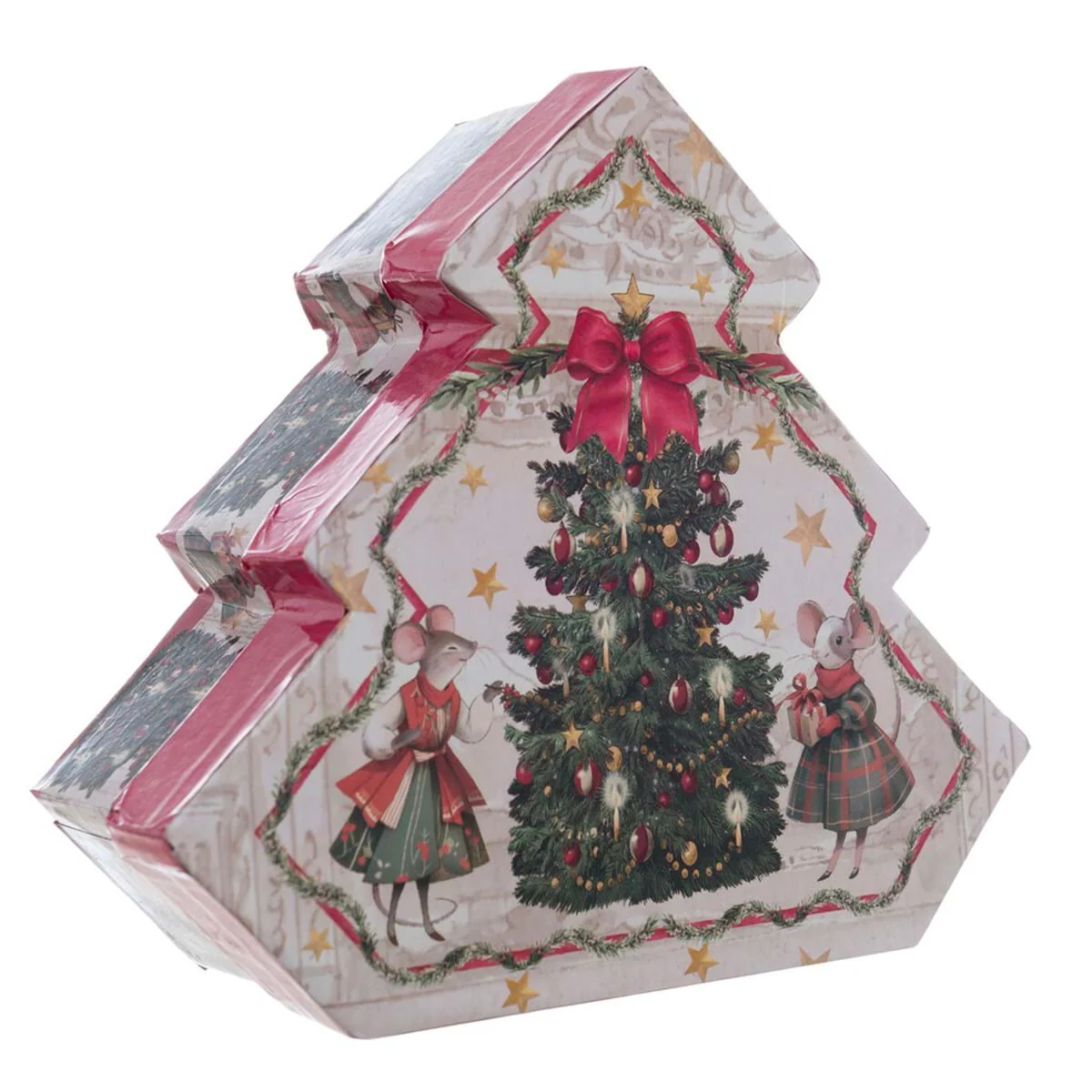 Blanc Mariclò Scatola Set 6 Palline per albero "Favola di Natale" D6 cm - Image 2