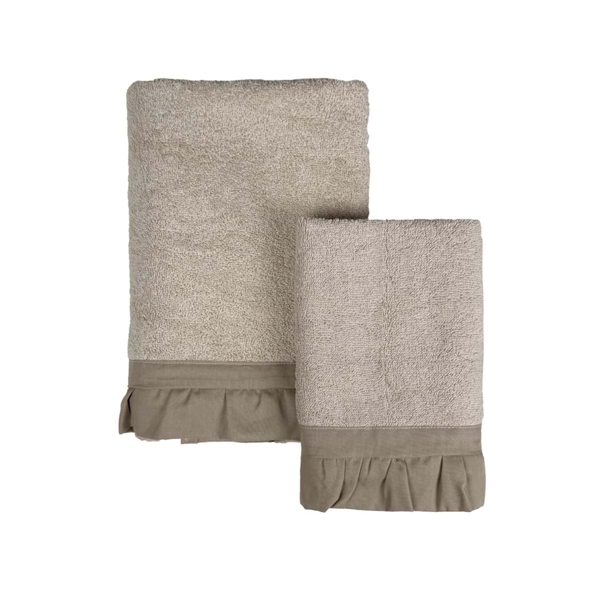 Blanc Mariclò Set 2 asciugamani da bagno in cotone con gala "Sogno" 40x60/60x110 cm 6 varianti(2 unità) - Image 6