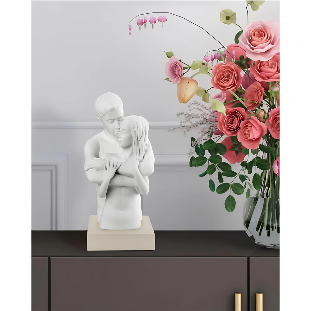 Bongelli Preziosi Scultura Busto coppia "Sentimenti" H27 cm - Image 2
