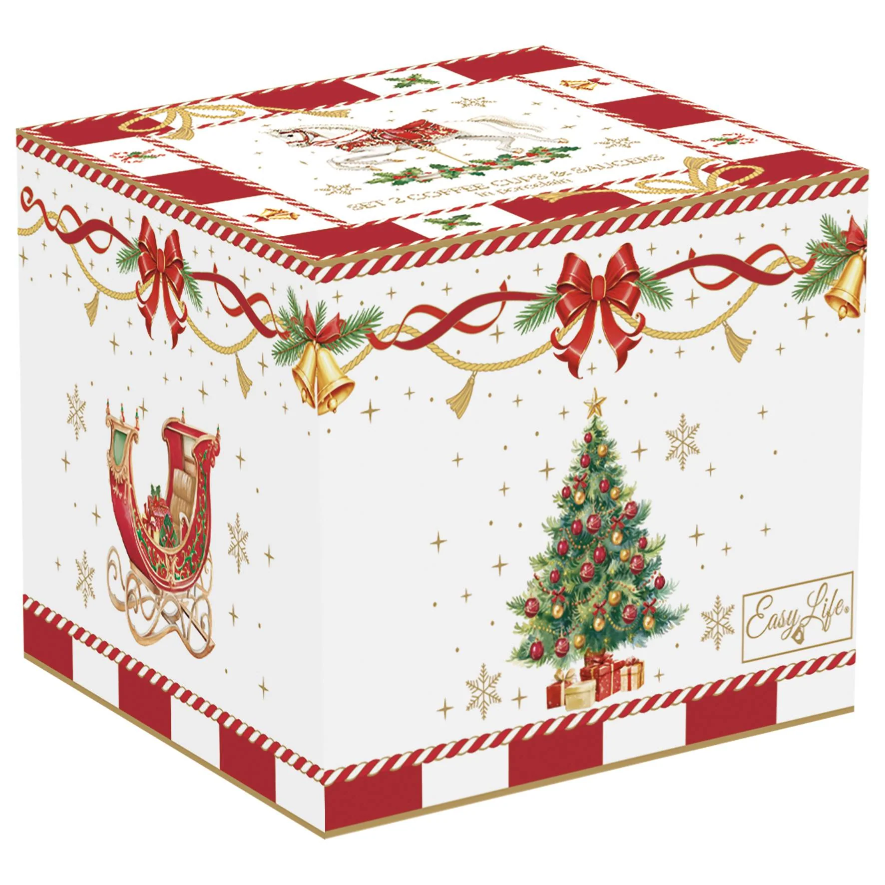 Easy Life Set 2 tazzine caffè di natale "Christmas Tale" 80 ml - Image 2