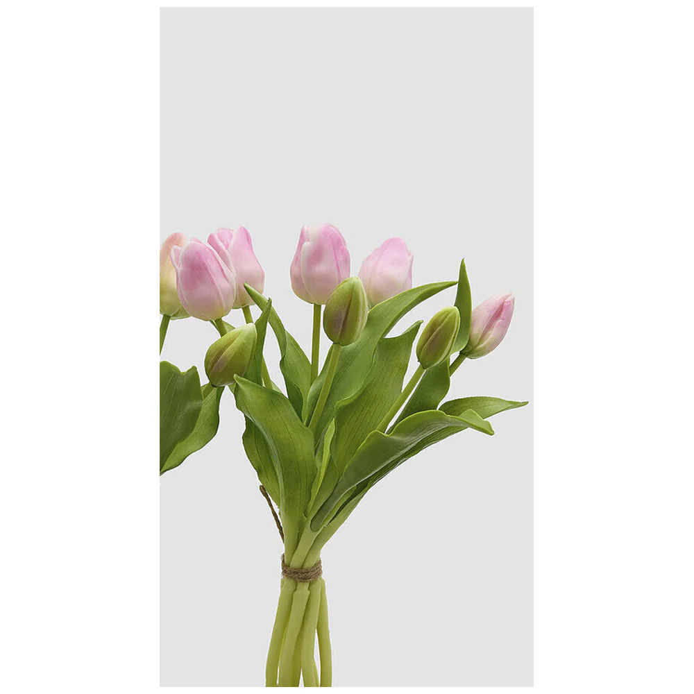 EDG Enzo de Gasperi Bouquet Tulipani x7 Real-Touch artificiali H30 cm 2 varianti(1 unità) - Image 2
