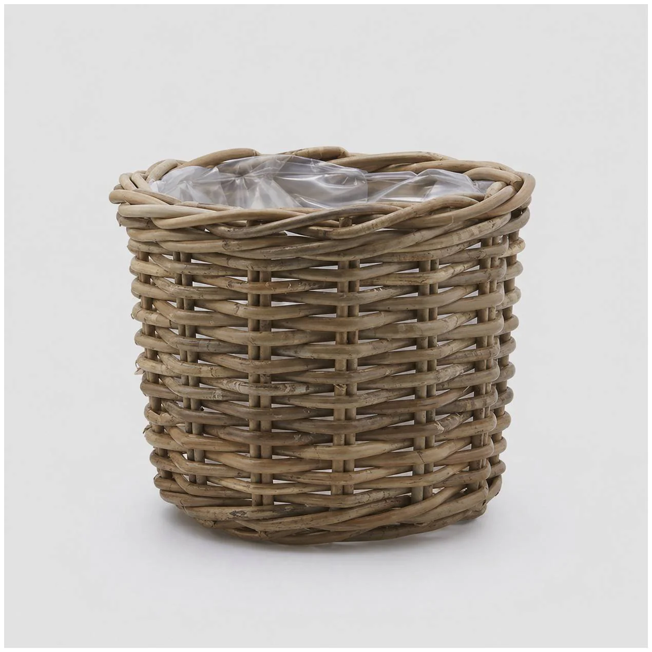 EDG Enzo De Gasperi Cesto rotondo in rattan foderato 3 varianti(1 unità) - Image 2