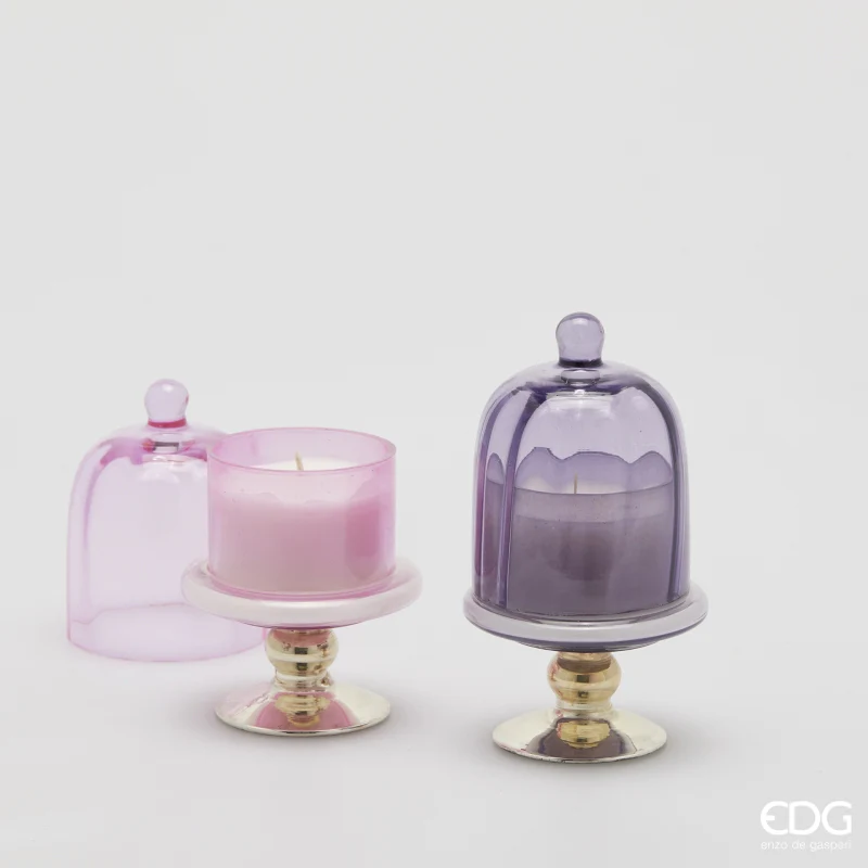 Edg Vassoio con candela profumata "Nordic Wood" D9xH16 cm 2 varianti(1pz) - Image 2
