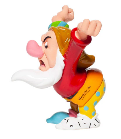 Enesco Disney Britto Statuina Brontolo(Biancaneve e i sette nani) 6x3xH8.5 cm - Image 2