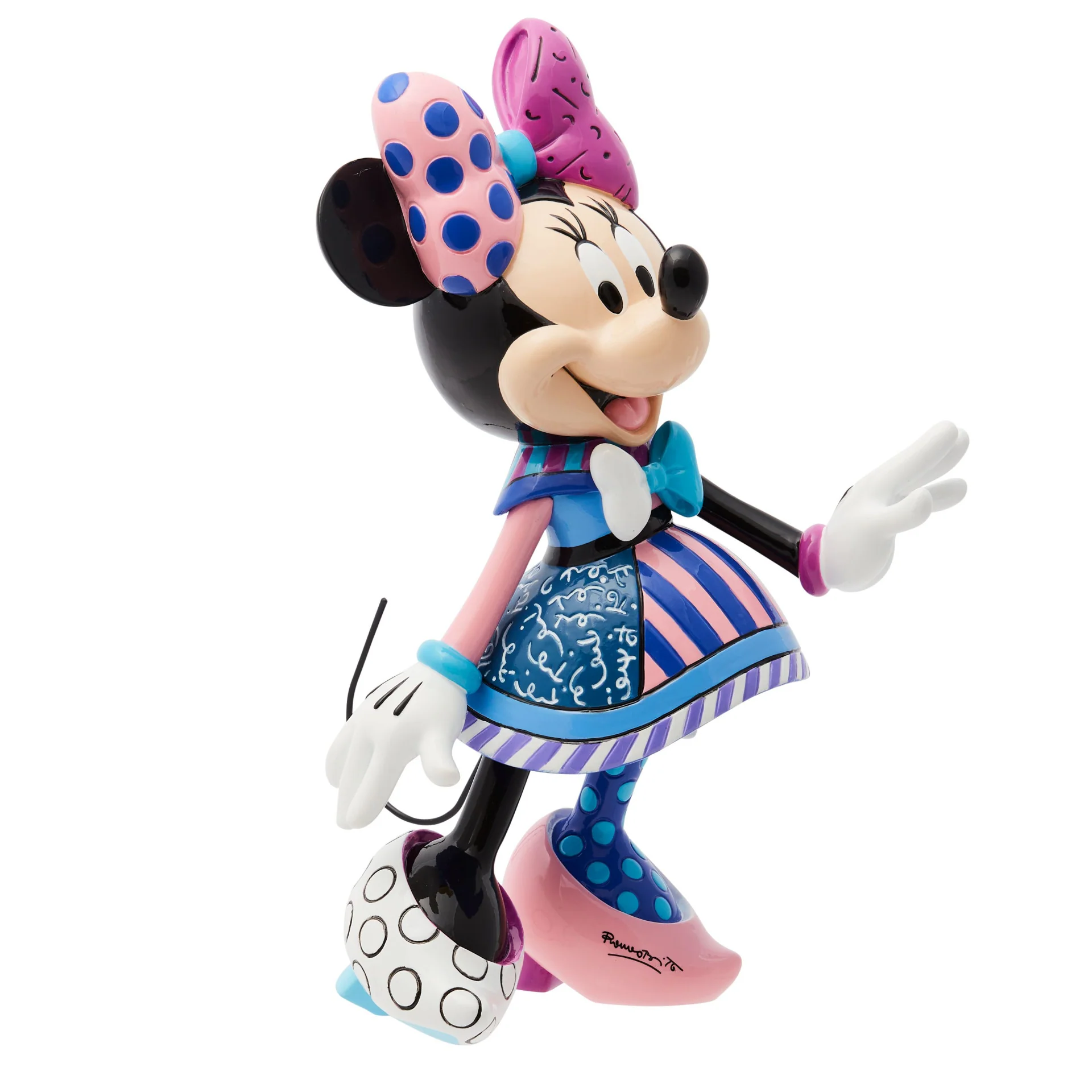 Enesco Disney Britto Statuina Minnie in resina 11,5x13.5xH22.5 cm - Image 3