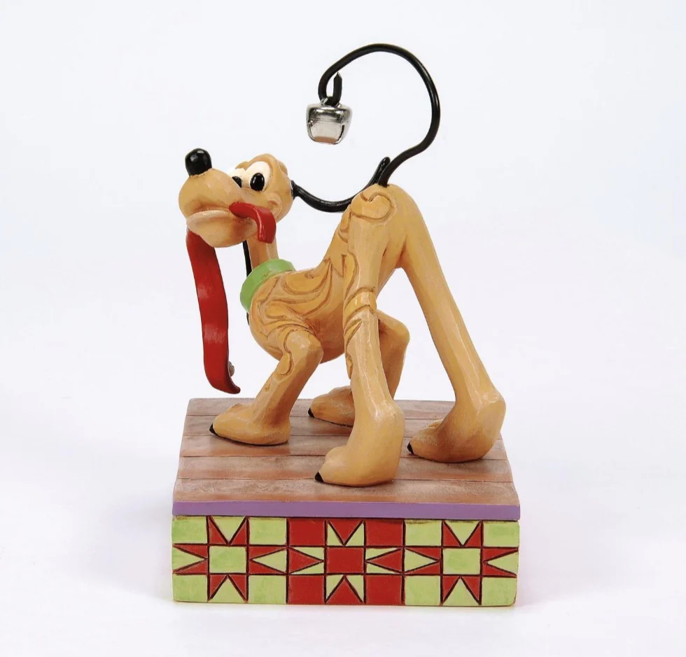 Enesco Disney Statuina di natale Pluto con campane 10.5x7.9xH13 cm - Image 2