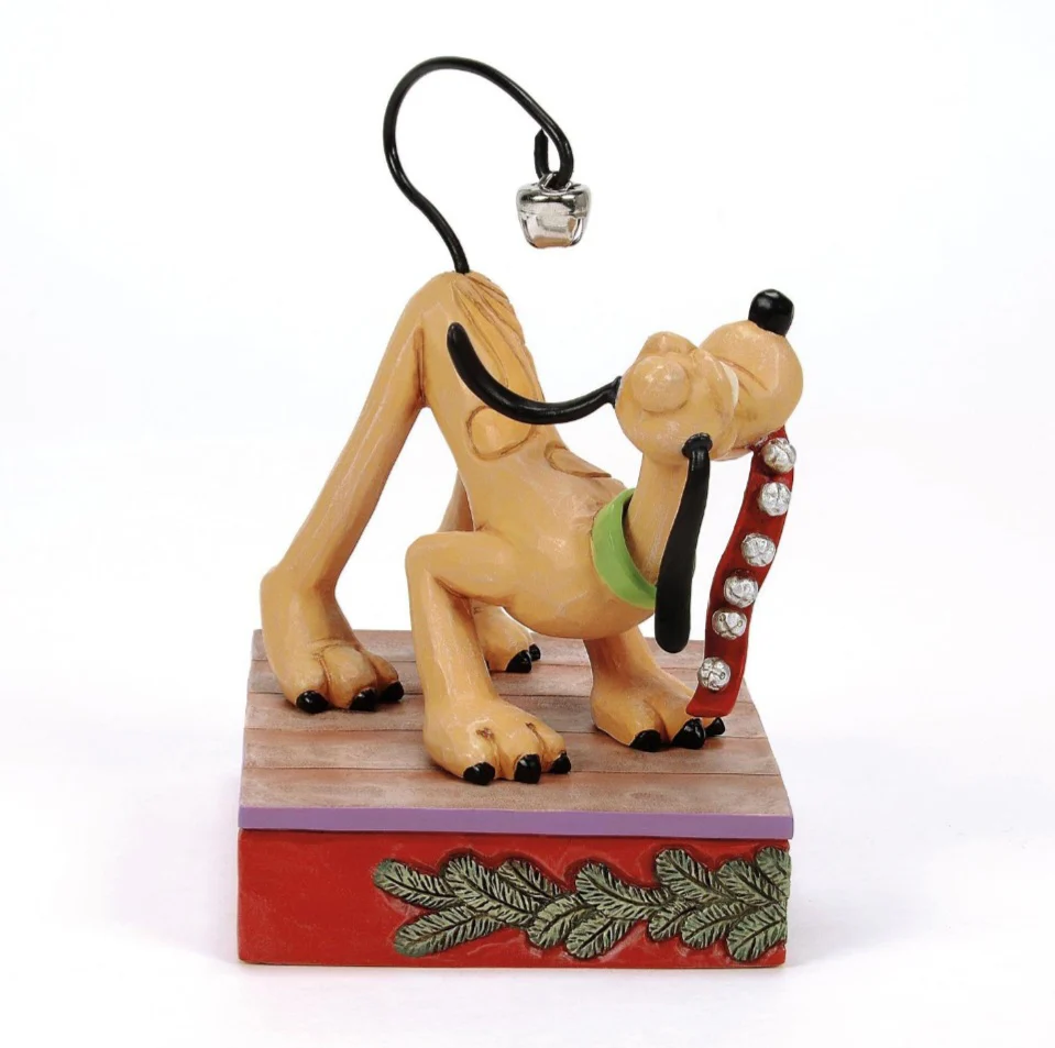 Enesco Disney Statuina di natale Pluto con campane 10.5x7.9xH13 cm - Image 3