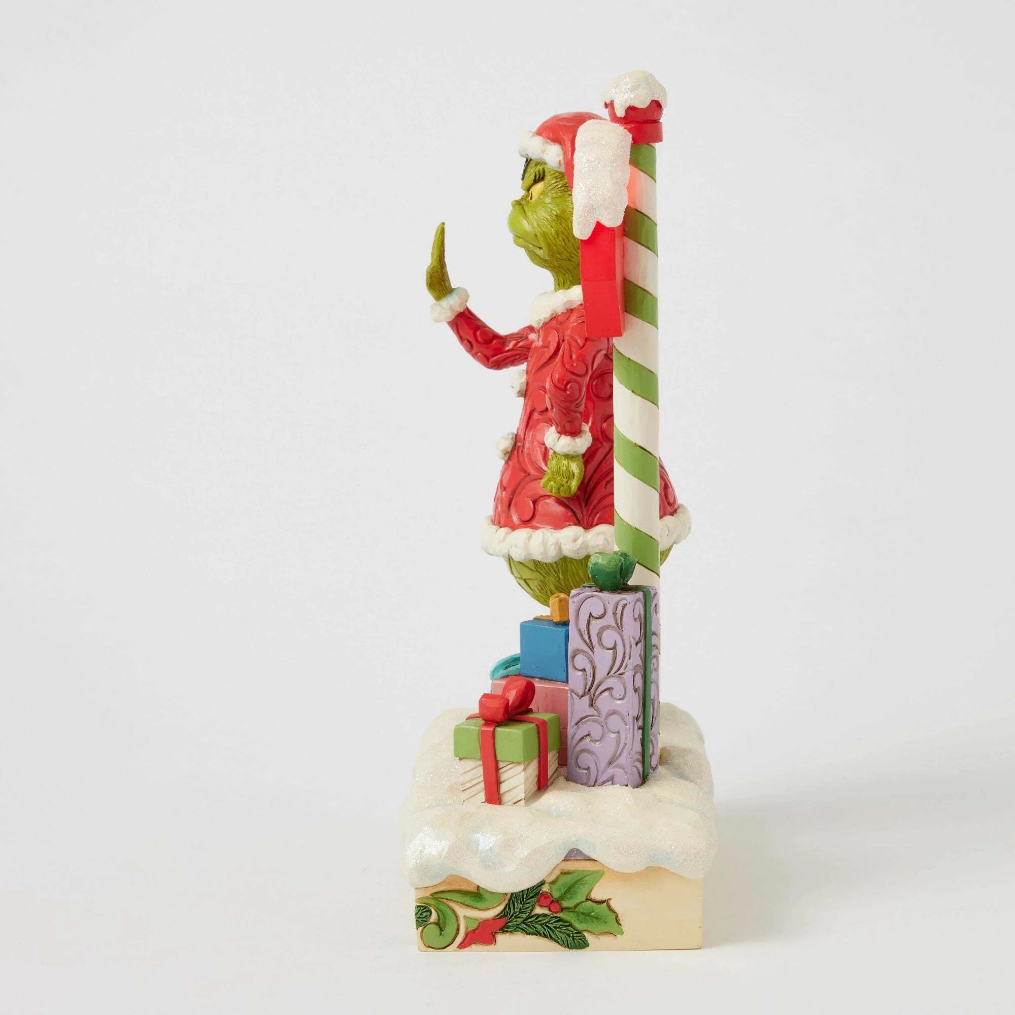 Enesco Statuina di natale Grinch con cartello Stop, Jim Shore H24 cm - Image 4