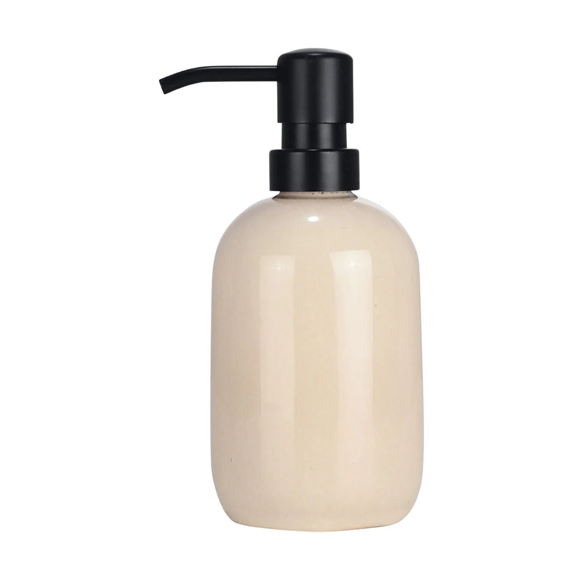 Estia Home Dispenser sapone in ceramica satinata beige 360 ml - Image 2