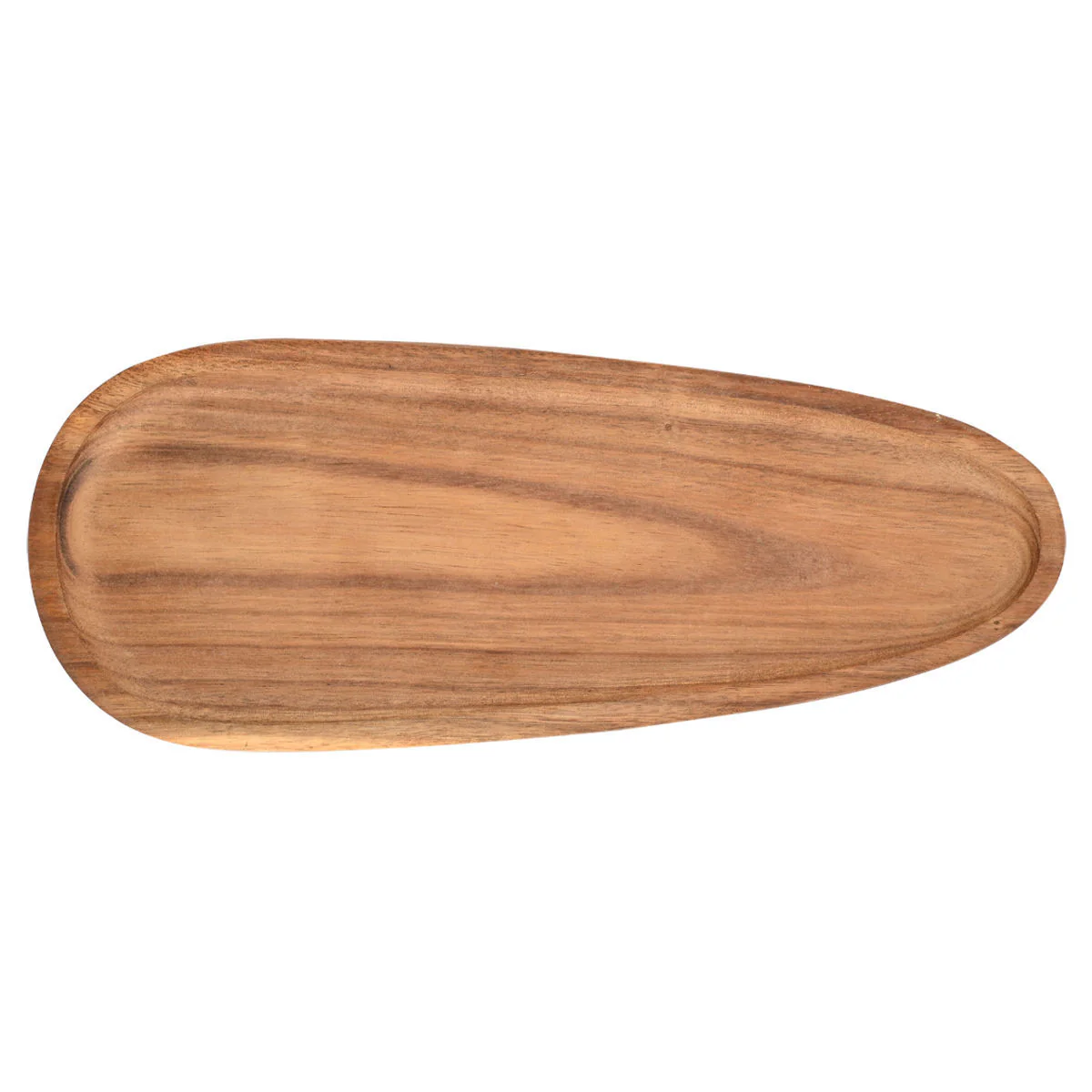 Estia Home Vassoio ovale in legno di acacia 30x12xH2 cm - Image 3