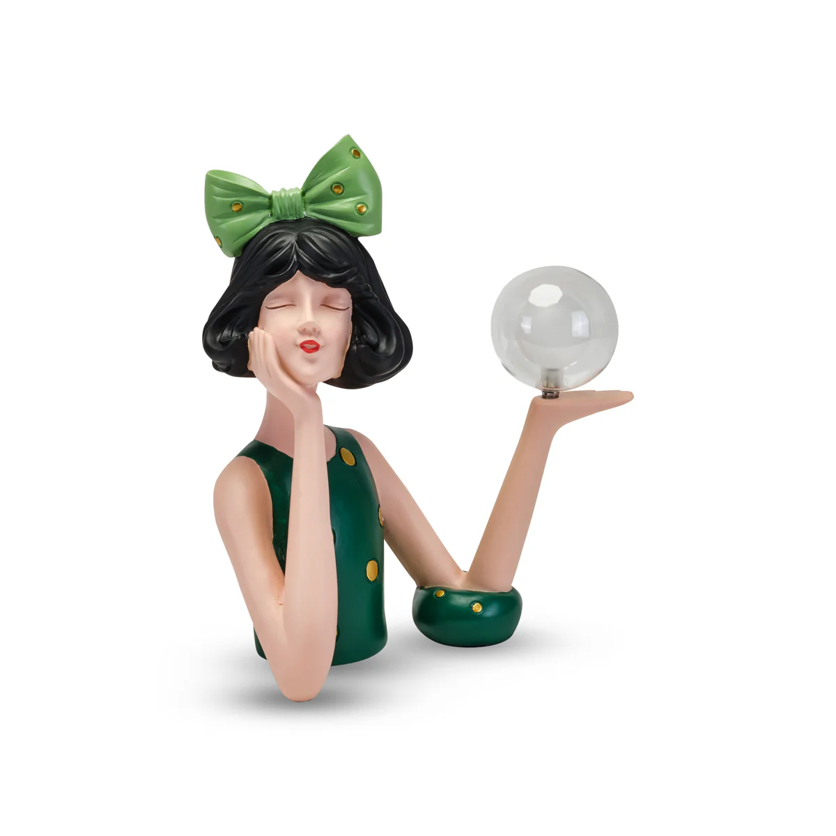 Henriette Lampada da tavolo in resina "Majorette" 28xH31 cm