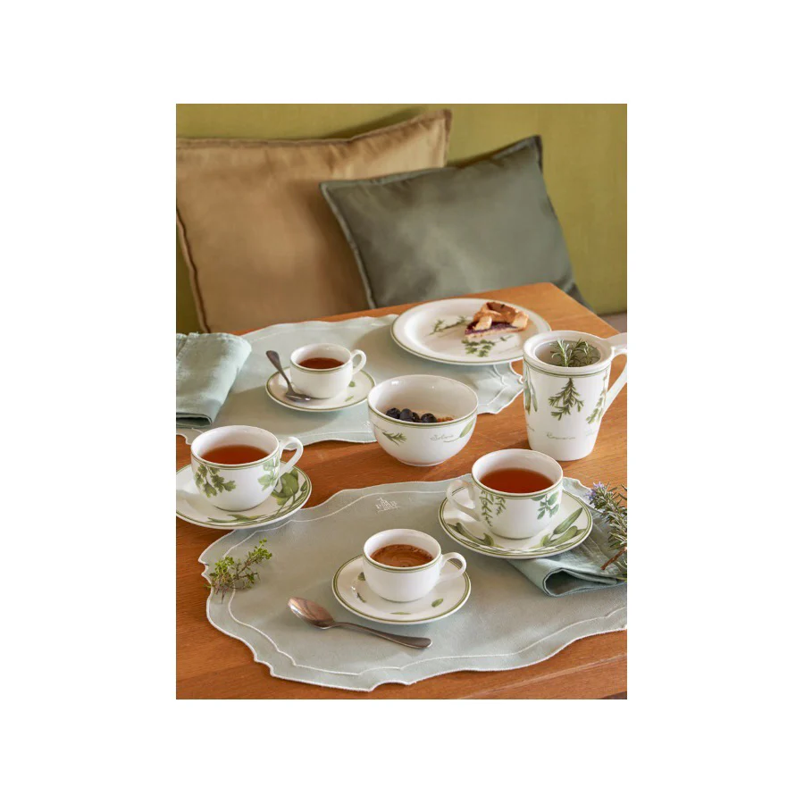 La Porcellana Bianca Set 2 tazze da tè/cappuccino "Coltivia" 220 ml - Image 2