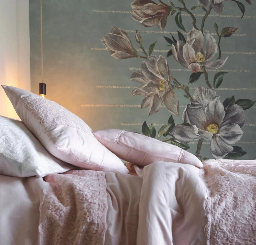 L'ATELIER 17 Completo letto matrimoniale con balza Marie Claire cotone vari colori - Image 4