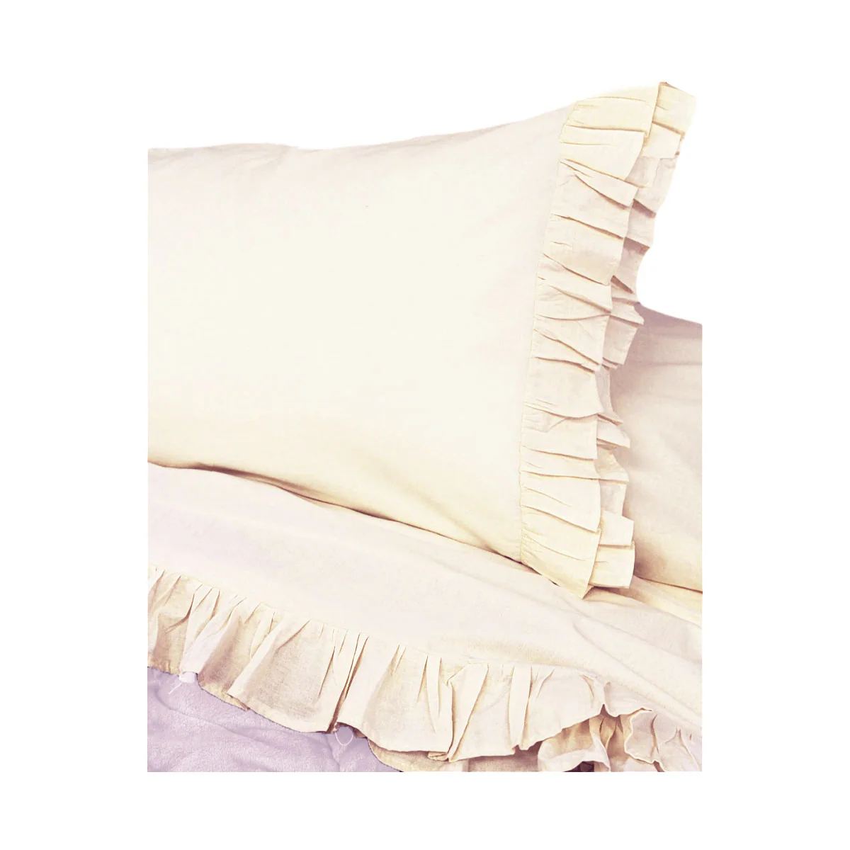 L'Atelier 17 Completo letto singolo in cotone con balze "Brigitte" 7 varianti - Image 11