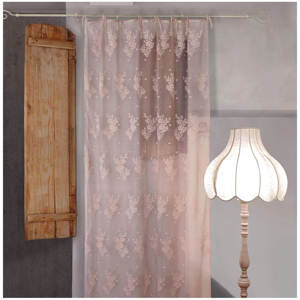 L'ATELIER 17 Tendone camera da letto, tenda in pizzo con ricamo a fiori, Collezione Sunset Shabby Chic 3 varianti 300x290 cm - Image 5