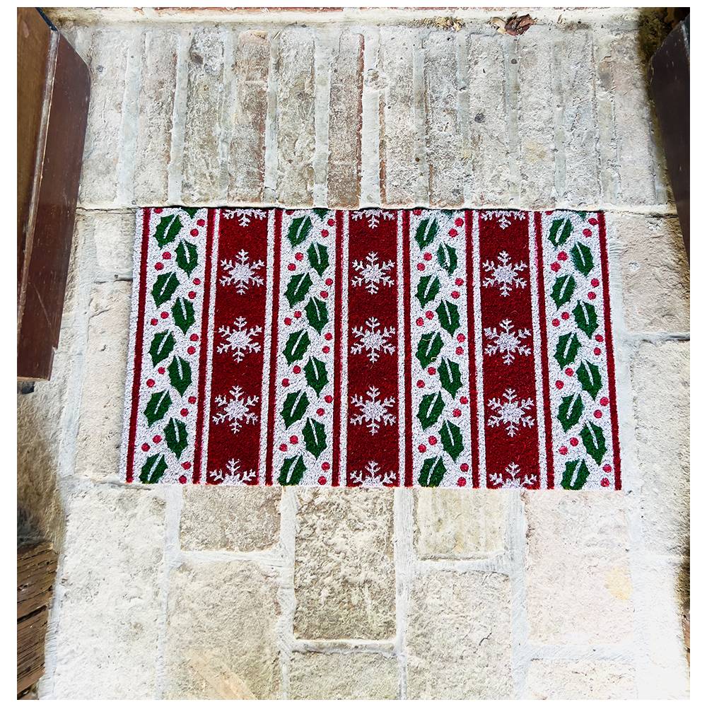 L'Atelier 17 Zerbino di natale in cocco "Xmas Printed" 5 varianti (1pz) - Image 3