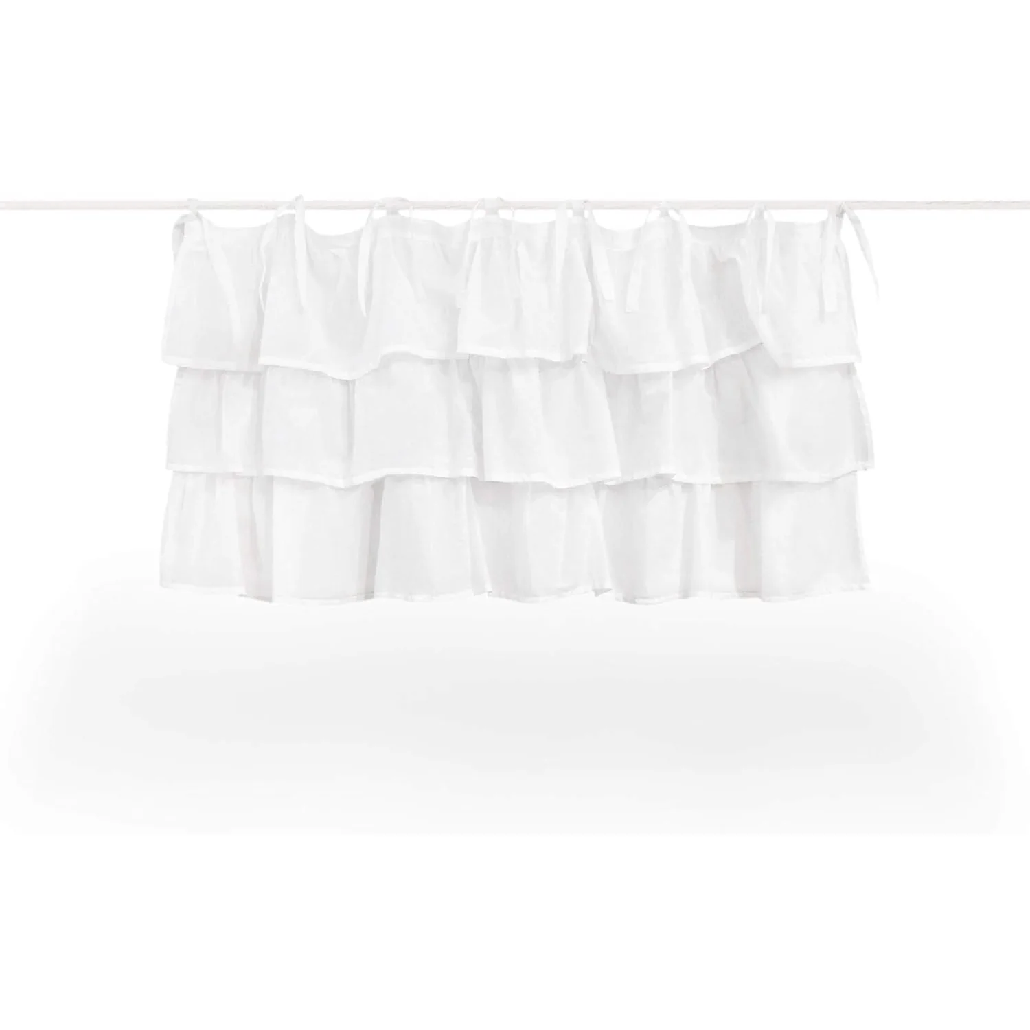L'ATELIER17 Mantovana con balze in voile di cotone "Etoile" Shabby Chic 5 varianti - Image 6