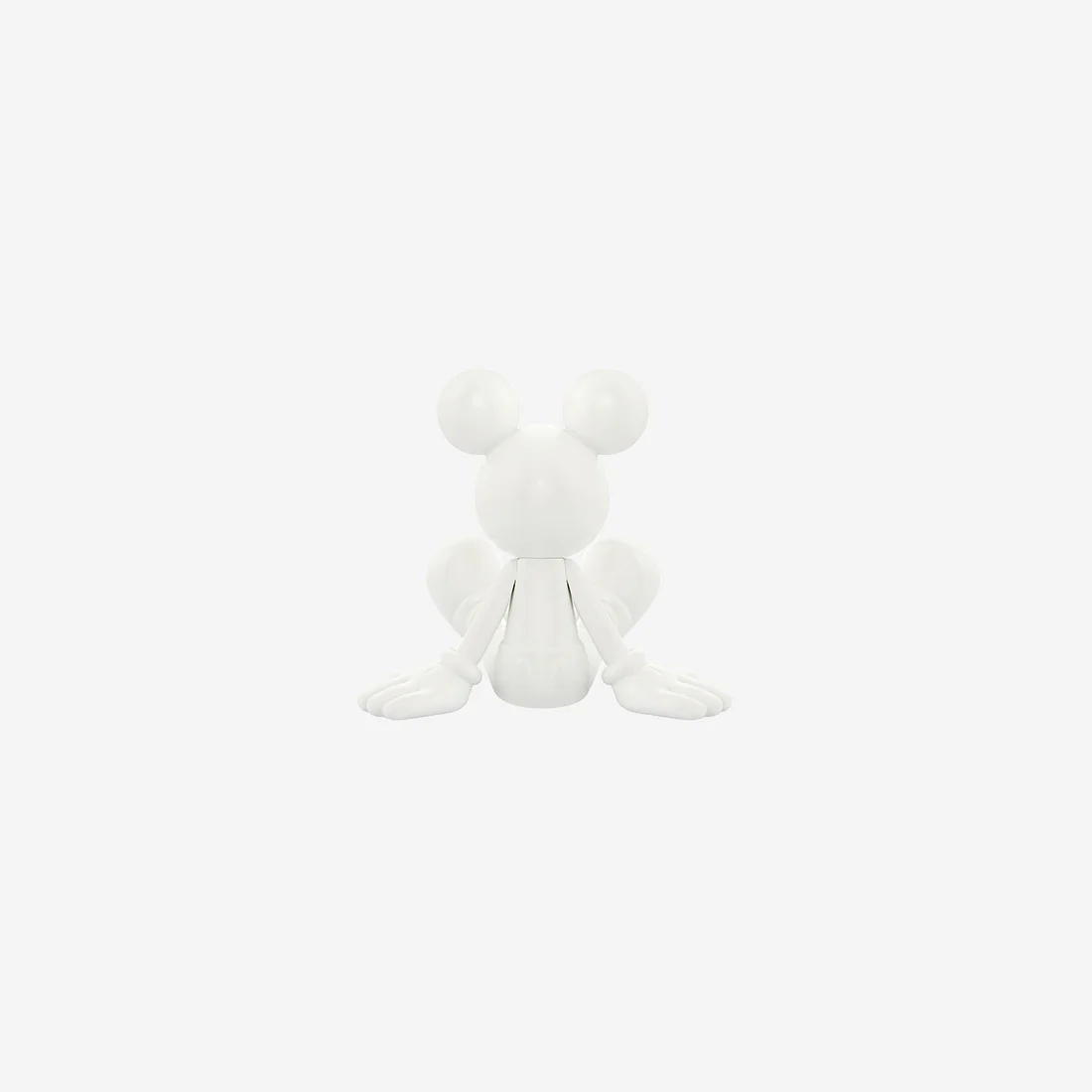 LEBLON DELIENNE Statuina Topolino seduto piccolo bianco 13.5xH12 cm - Image 4