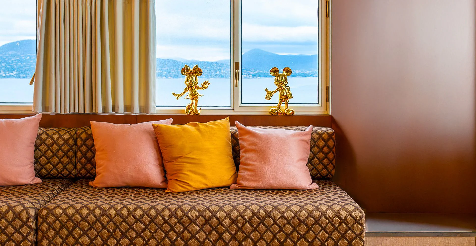 LEBLON DELIENNE Statuina Topolino Welcome piccolo oro cromato 18.5xH30 cm - Image 5