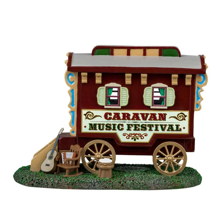 LEMAX Carovana festival "Caravan Music Festival" in resina H12 x 17.3 x 9.5 cm - Image 3
