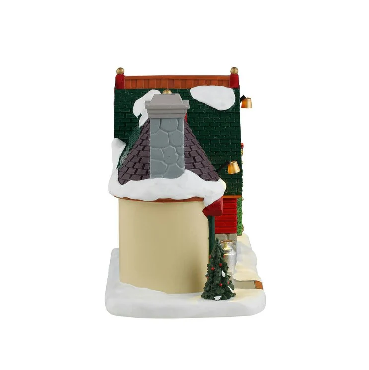 LEMAX Edificio illuminato led "Santa's Snack Shack" in resina H13.9 x 21.5 x 10 cm - Image 3