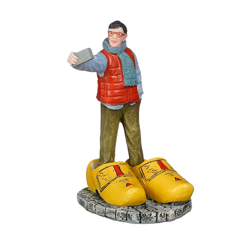Luville Turista in olanda "Tourist in Holland Molendam" 5x4xH7 cm