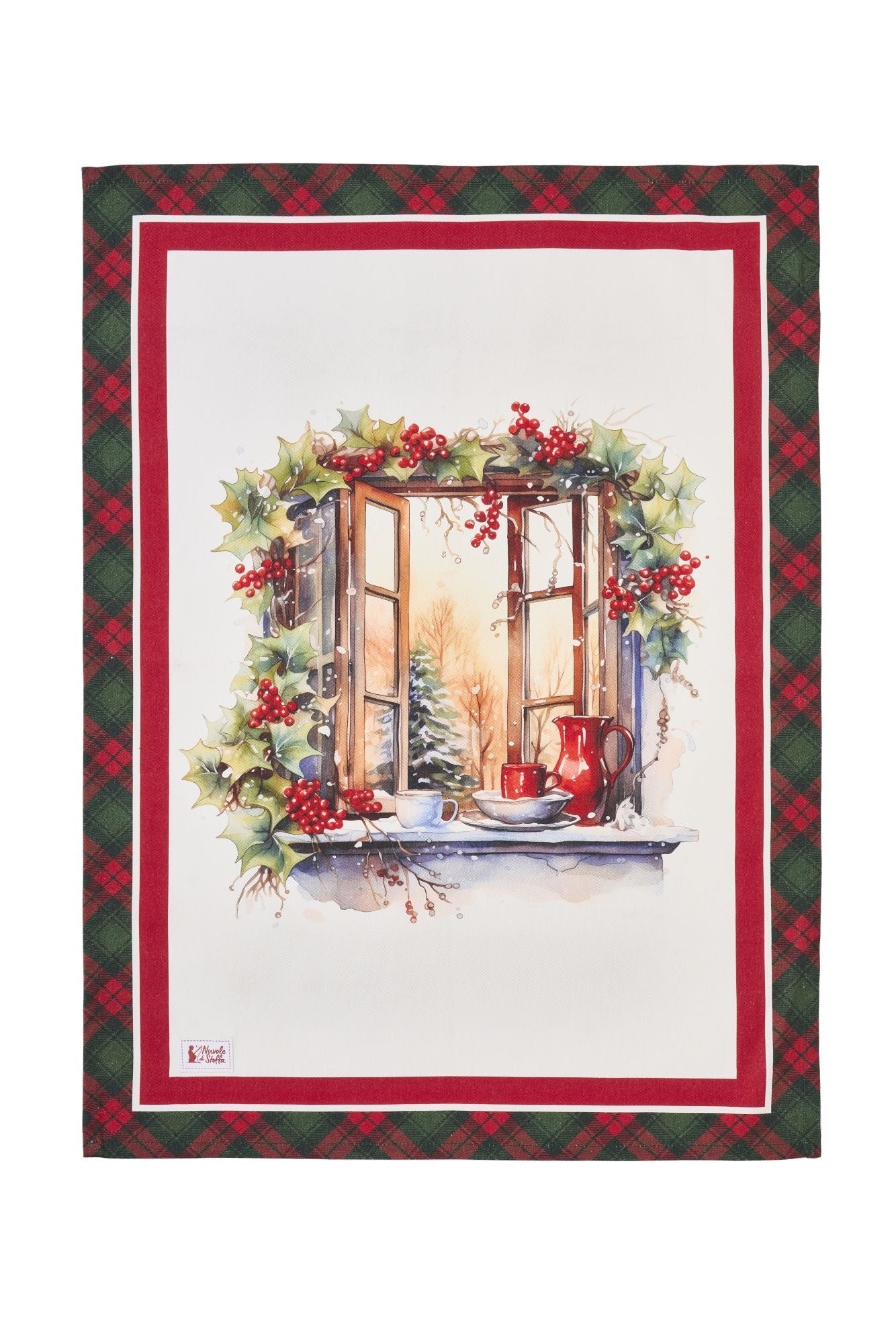 Nuvole di Stoffa Canovaccio natalizio "Christmas is Coming" 50x70 cm 6 varianti(1 unità) - Image 5