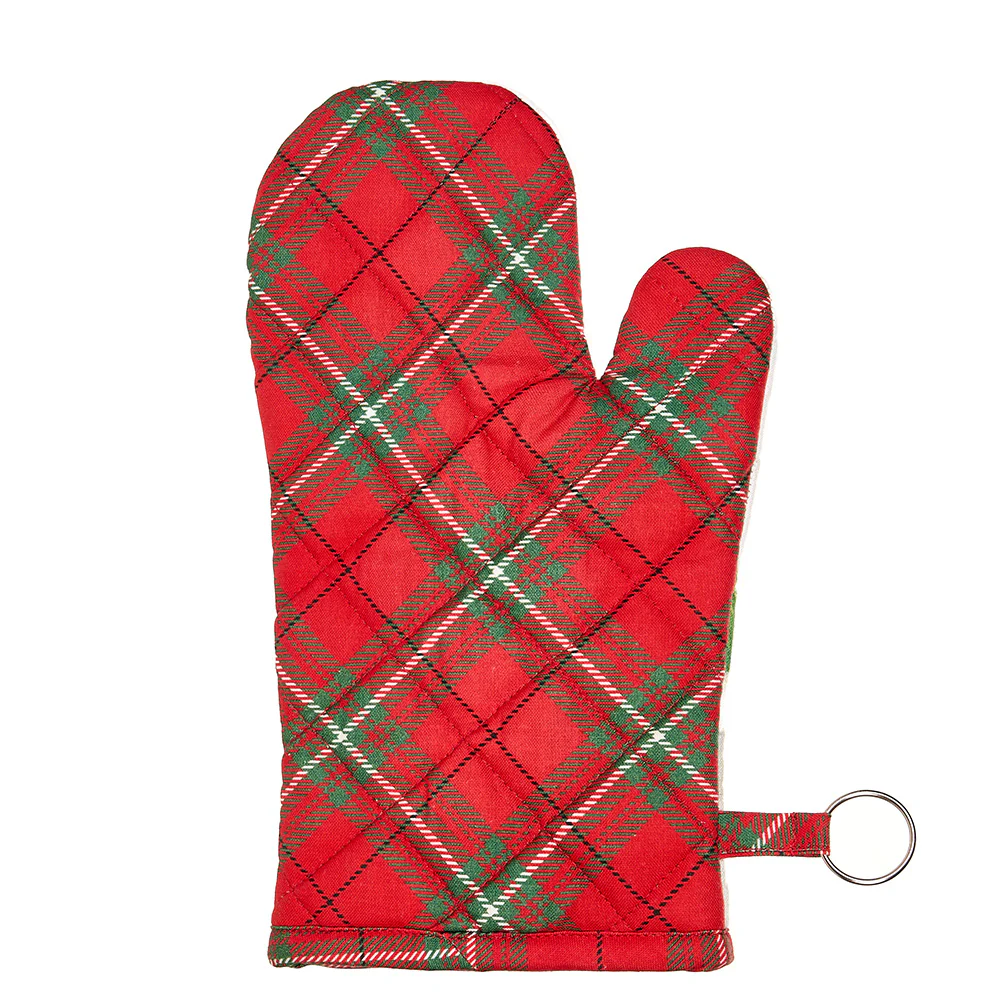 Nuvole di Stoffa Guanto da forno "Cartolina di Natale" 19x32 cm 2 varianti (1pz) - Image 3