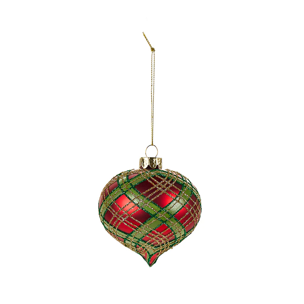 Nuvole di Stoffa Set 4 Palline per albero "Cartolina di Natale" D8 cm 10 varianti (1pz) - Image 5