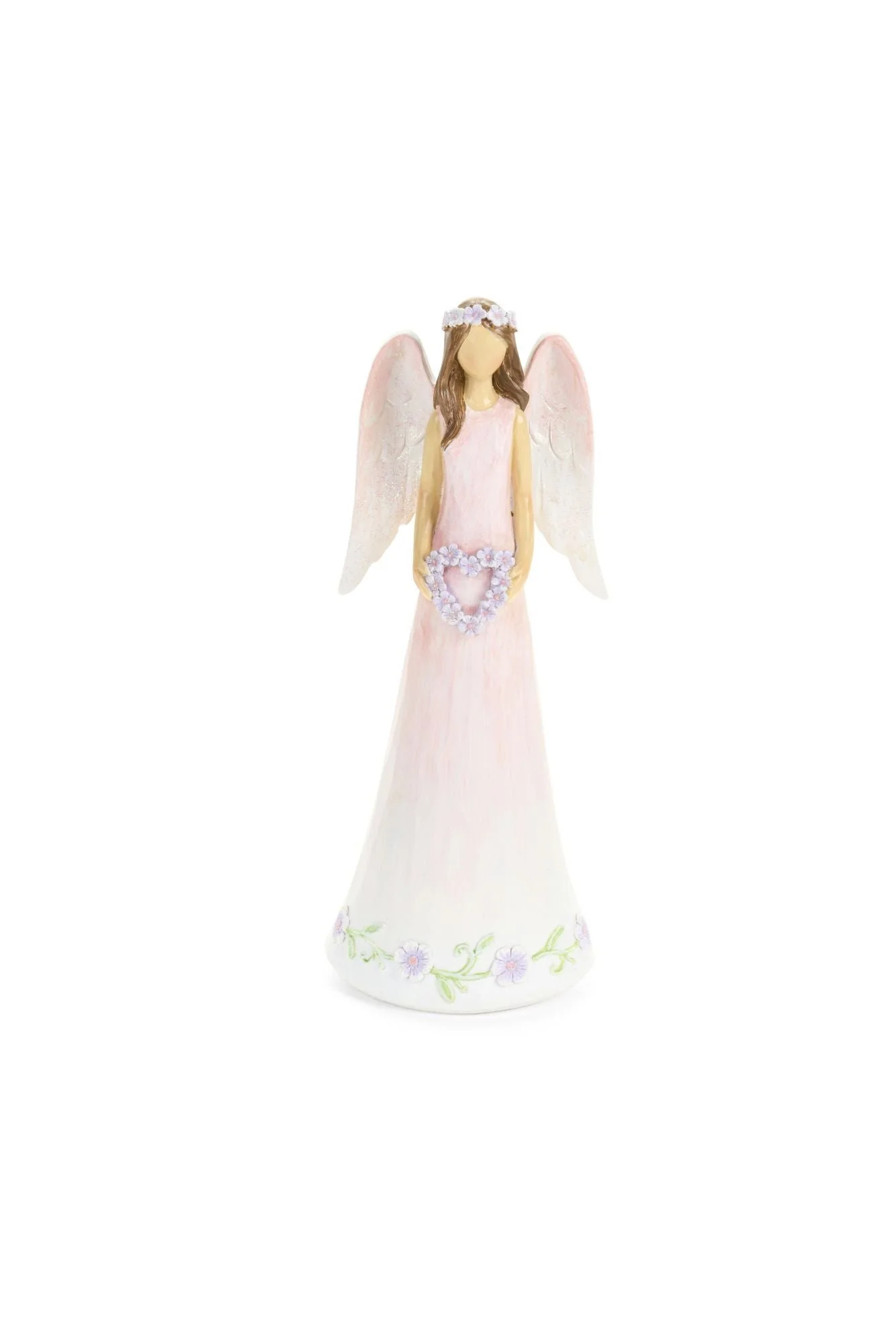 Nuvole di Stoffa Statuina Angelo in resina "Fiorirà" H21.5 cm 3 varianti(1 unità) - Image 3