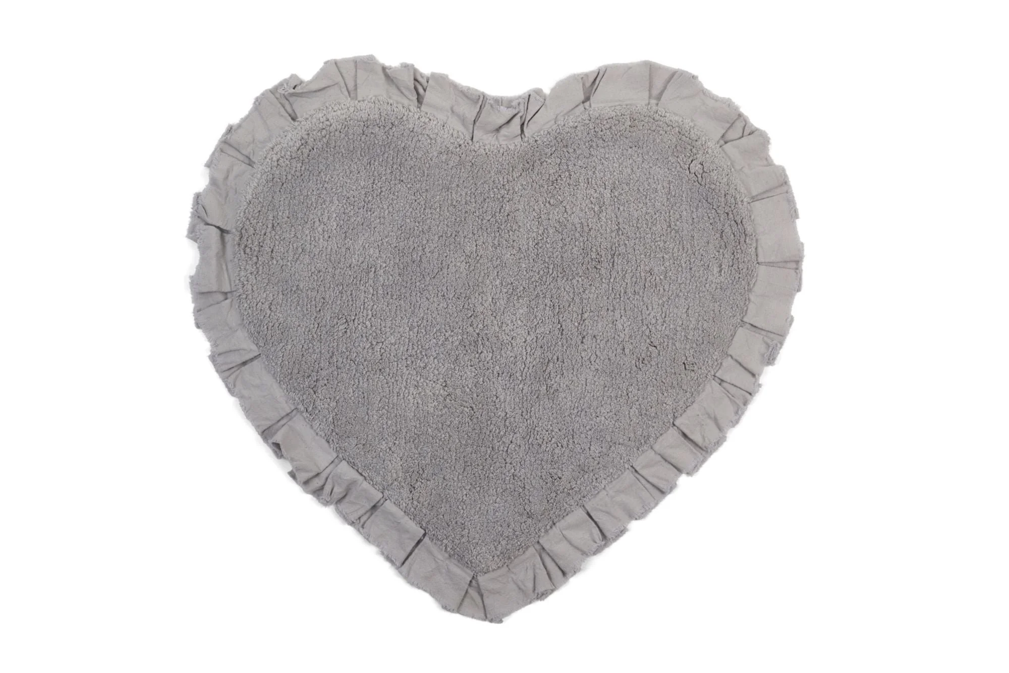 Nuvole di Stoffa Tappeto da bagno cuore in cotone 60x60 cm 5 varianti(1 unità) - Image 5