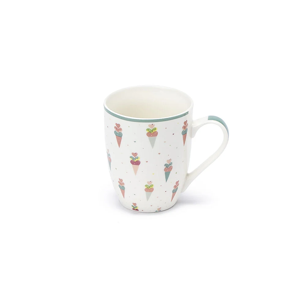 NUVOLE DI STOFFA Tazza grande mug ICE CREAM porcellana 2 varianti 350 ml - Image 3