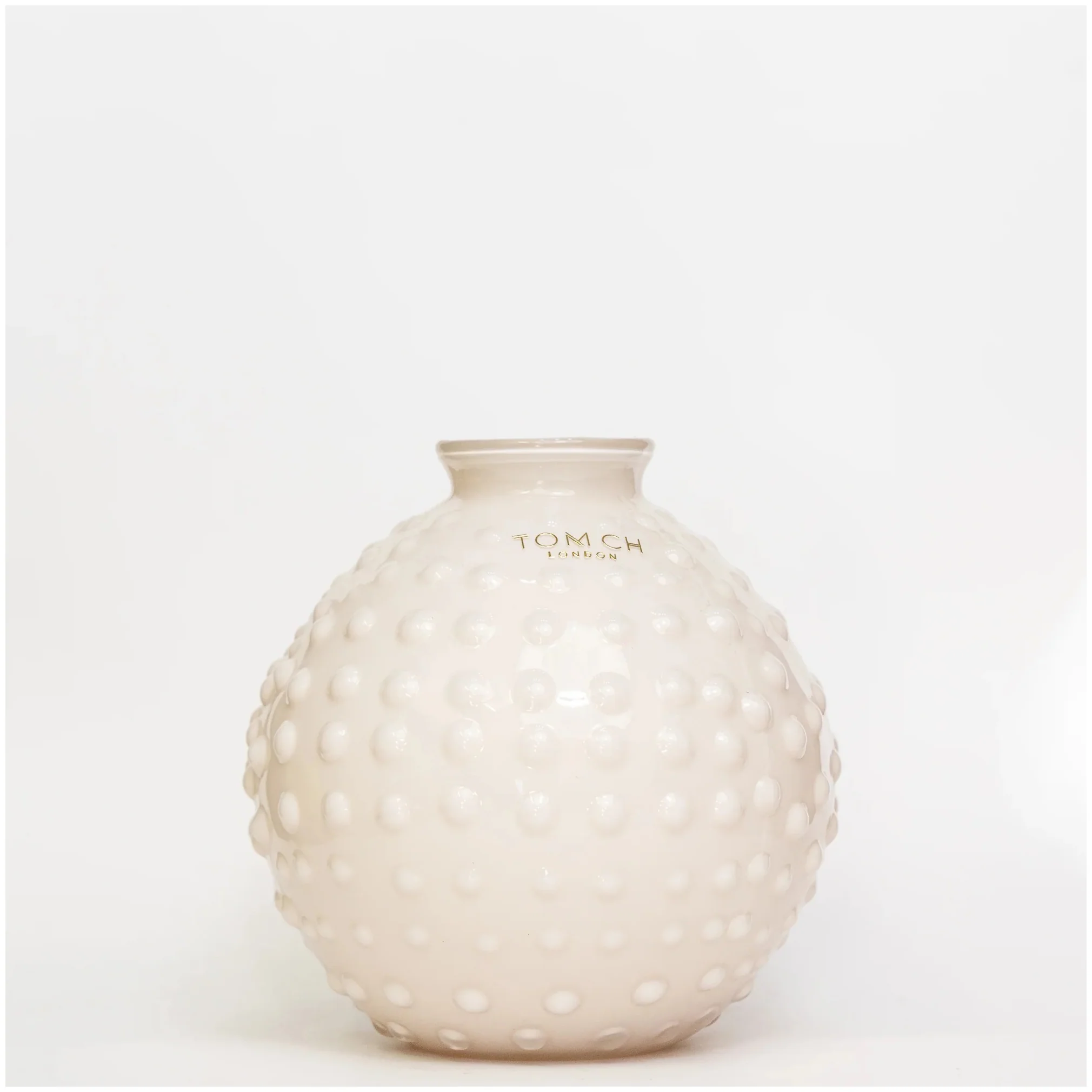 TOMCH London Vaso "Clair Microbolle" artigianale in vetro soffiato D20xH21 cm 11 varianti(1 unità) - Image 2