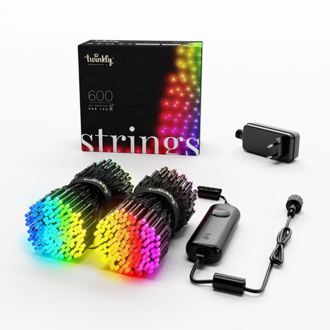 TWINKLY Set di luci natalizie 250 LED controllati da app multicolore RGB - Image 2