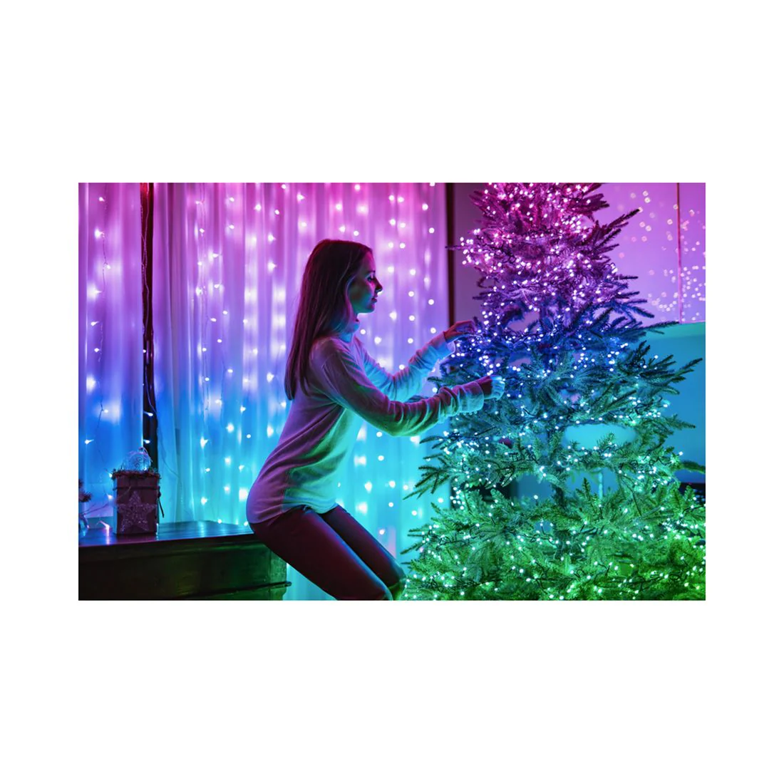 TWINKLY Set di luci natalizie 250 LED controllati da app multicolore RGB - Image 4