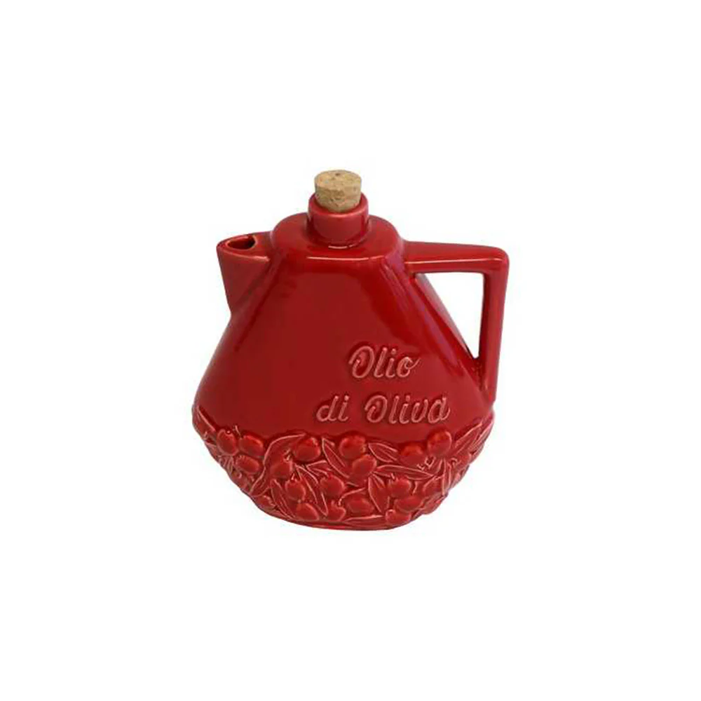 Virginia Casa Ampolla per olio "Osteria" in ceramica artigianale H18 cm 3 varianti(1pz) - Image 2