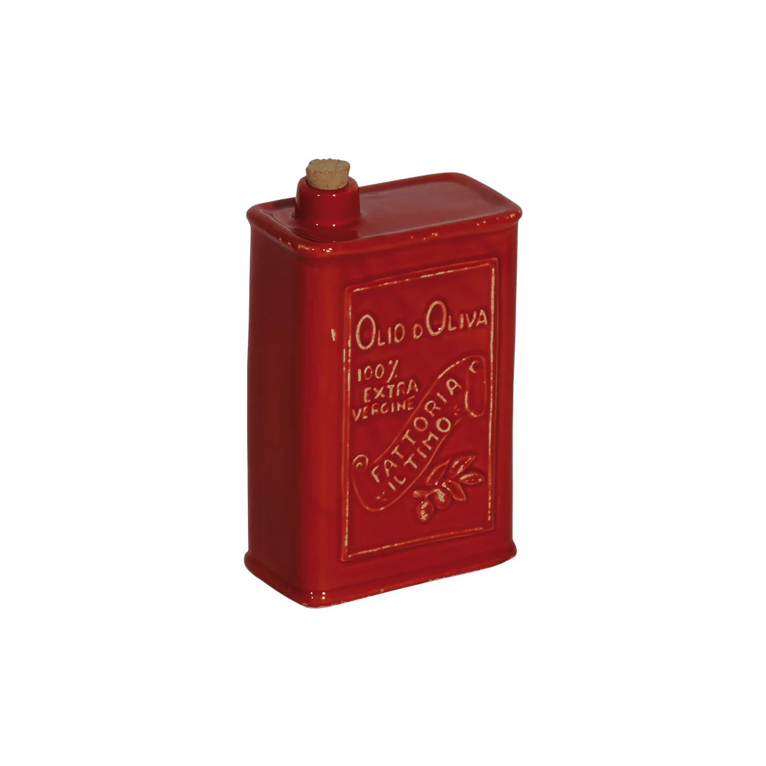 VIRGINIA CASA Lattina olio oliera OSTERIA in ceramica effetto anticato H17 cm (1pz) - Image 4